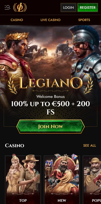 legiano casino Gameplay