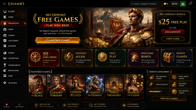 legiano casino Gameplay